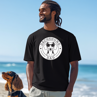 Load image into Gallery viewer, Dachshund Dad T-Shirt - Durable Cotton Tee for Dog Lovers- Men&#39;s
